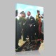 Renkli Atatürk Resimleri 108 Kanvas Tablo
