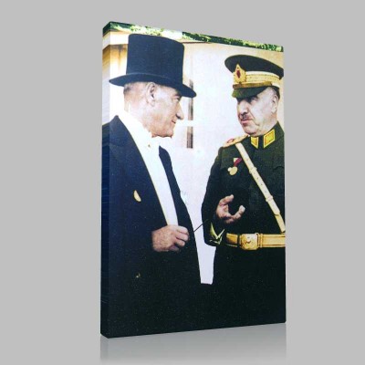 Renkli Atatürk Resimleri 171 Kanvas Tablo