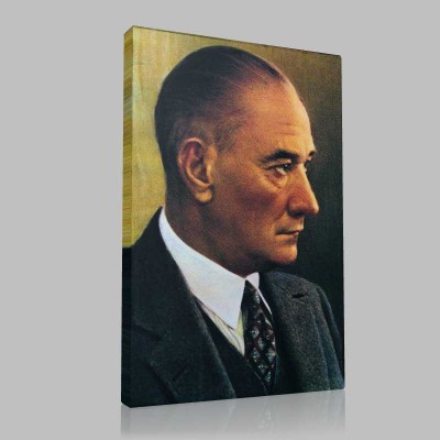 Renkli Atatürk Resimleri 26 Kanvas Tablo