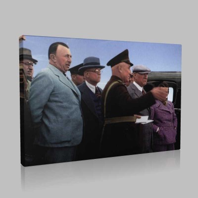 Renkli Atatürk Resimleri 265 Kanvas Tablo