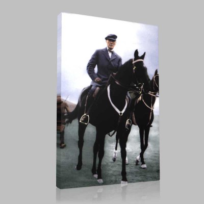 Renkli Atatürk Resimleri 273 Kanvas Tablo