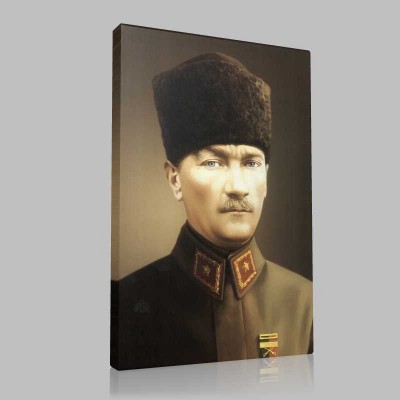 Renkli Atatürk Resimleri 31 Kanvas Tablo