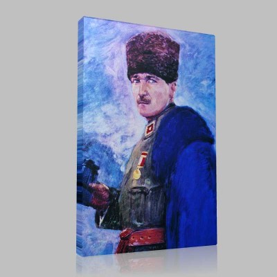 Renkli Atatürk Resimleri 35 Kanvas Tablo