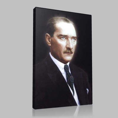 Renkli Atatürk Resimleri 360 Kanvas Tablo