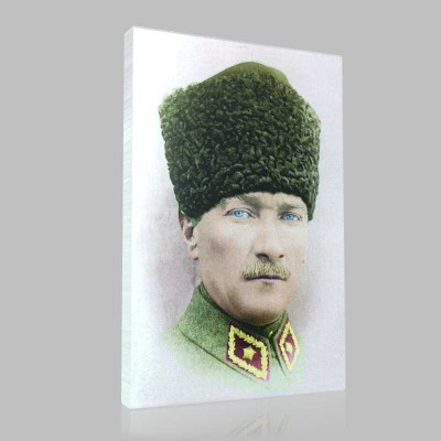 Renkli Atatürk Resimleri 373 Kanvas Tablo