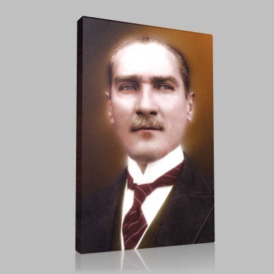 Renkli Atatürk Resimleri 379 Kanvas Tablo