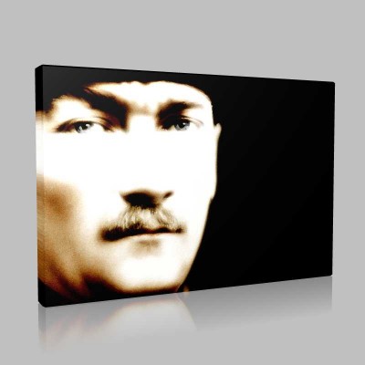 Renkli Atatürk Resimleri 408 Kanvas Tablo