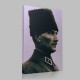 Siyah Beyaz Atatürk Resimleri  138 Kanvas Tablo