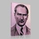 Siyah Beyaz Atatürk Resimleri  158 Kanvas Tablo