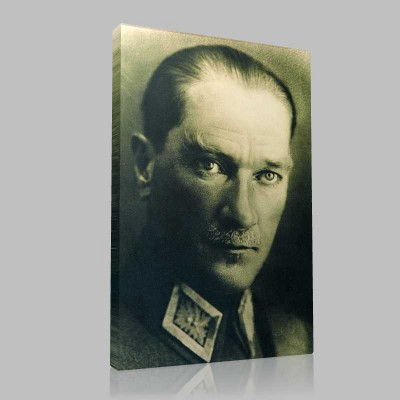 Siyah Beyaz Atatürk Resimleri  162 Kanvas Tablo