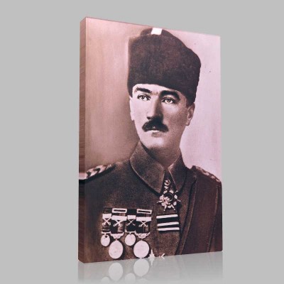 Siyah Beyaz Atatürk Resimleri  170 Kanvas Tablo