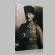 Siyah Beyaz Atatürk Resimleri  172 Kanvas Tablo