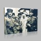 Siyah Beyaz Atatürk Resimleri  18 Kanvas Tablo