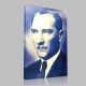 Siyah Beyaz Atatürk Resimleri  223 Kanvas Tablo