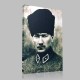 Siyah Beyaz Atatürk Resimleri  225 Kanvas Tablo