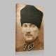 Siyah Beyaz Atatürk Resimleri  226 Kanvas Tablo