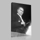 Siyah Beyaz Atatürk Resimleri  229 Kanvas Tablo