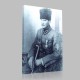 Siyah Beyaz Atatürk Resimleri  244 Kanvas Tablo