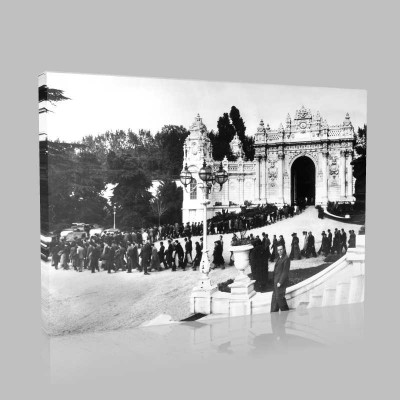 Siyah Beyaz Atatürk Resimleri  264 Kanvas Tablo