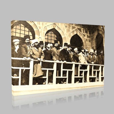 Siyah Beyaz Atatürk Resimleri  273 Kanvas Tablo