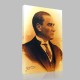 Siyah Beyaz Atatürk Resimleri  275 Kanvas Tablo