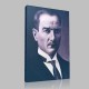 Siyah Beyaz Atatürk Resimleri  298 Kanvas Tablo