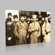 Siyah Beyaz Atatürk Resimleri  349 Kanvas Tablo