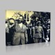 Siyah Beyaz Atatürk Resimleri  356 Kanvas Tablo