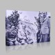 Siyah Beyaz Atatürk Resimleri  407 Kanvas Tablo