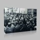 Siyah Beyaz Atatürk Resimleri  416 Kanvas Tablo