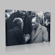 Siyah Beyaz Atatürk Resimleri  428 Kanvas Tablo