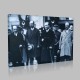 Siyah Beyaz Atatürk Resimleri  464 Kanvas Tablo