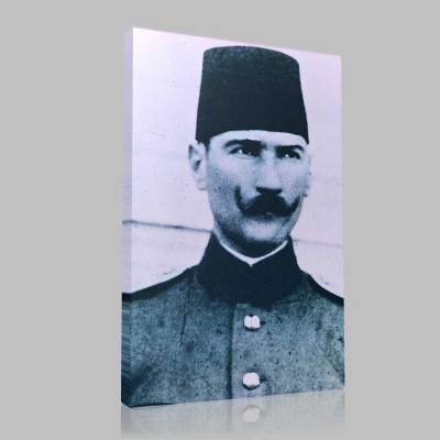 Siyah Beyaz Atatürk Resimleri  5 Kanvas Tablo