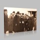 Siyah Beyaz Atatürk Resimleri  507 Kanvas Tablo