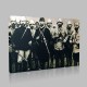 Siyah Beyaz Atatürk Resimleri  51 Kanvas Tablo