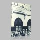 Siyah Beyaz Atatürk Resimleri  525 Kanvas Tablo