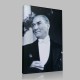 Siyah Beyaz Atatürk Resimleri  534 Kanvas Tablo