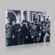 Siyah Beyaz Atatürk Resimleri  564 Kanvas Tablo