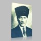 Siyah Beyaz Atatürk Resimleri  580 Kanvas Tablo