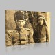 Siyah Beyaz Atatürk Resimleri  585 Kanvas Tablo