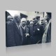 Siyah Beyaz Atatürk Resimleri  586 Kanvas Tablo