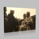 Siyah Beyaz Atatürk Resimleri  587 Kanvas Tablo