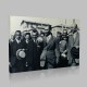 Siyah Beyaz Atatürk Resimleri  613 Kanvas Tablo