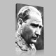 Siyah Beyaz Atatürk Resimleri  617 Kanvas Tablo