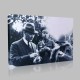 Siyah Beyaz Atatürk Resimleri  626 Kanvas Tablo