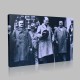 Siyah Beyaz Atatürk Resimleri  635 Kanvas Tablo
