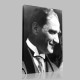 Siyah Beyaz Atatürk Resimleri  644 Kanvas Tablo