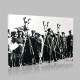 Siyah Beyaz Atatürk Resimleri  69 Kanvas Tablo