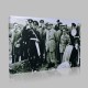 Siyah Beyaz Atatürk Resimleri  76 Kanvas Tablo