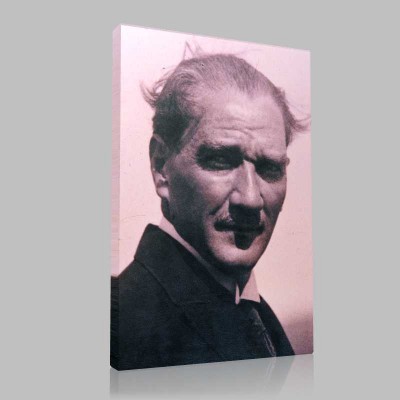 Siyah Beyaz Atatürk Resimleri  93 Kanvas Tablo